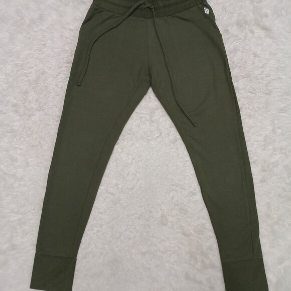 Free People Movement Women's Khaki Jogger Pants Size S - Picture 2 of 9